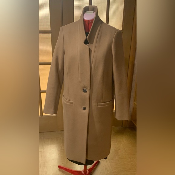 Soft-brushed oversized coat - Picture 4 of 6